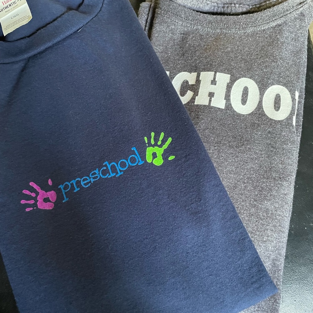 Hanes Charcoal and Multicolor T-Shirt
